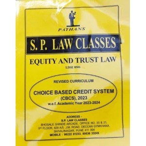 Pathan's Equity and Trust Law for BA. LL.B & LL.B Students by Prof. A. U. Pathan | S. P. Law Classes (CBCS 2023 SP Notes) | Choice Based Credit System